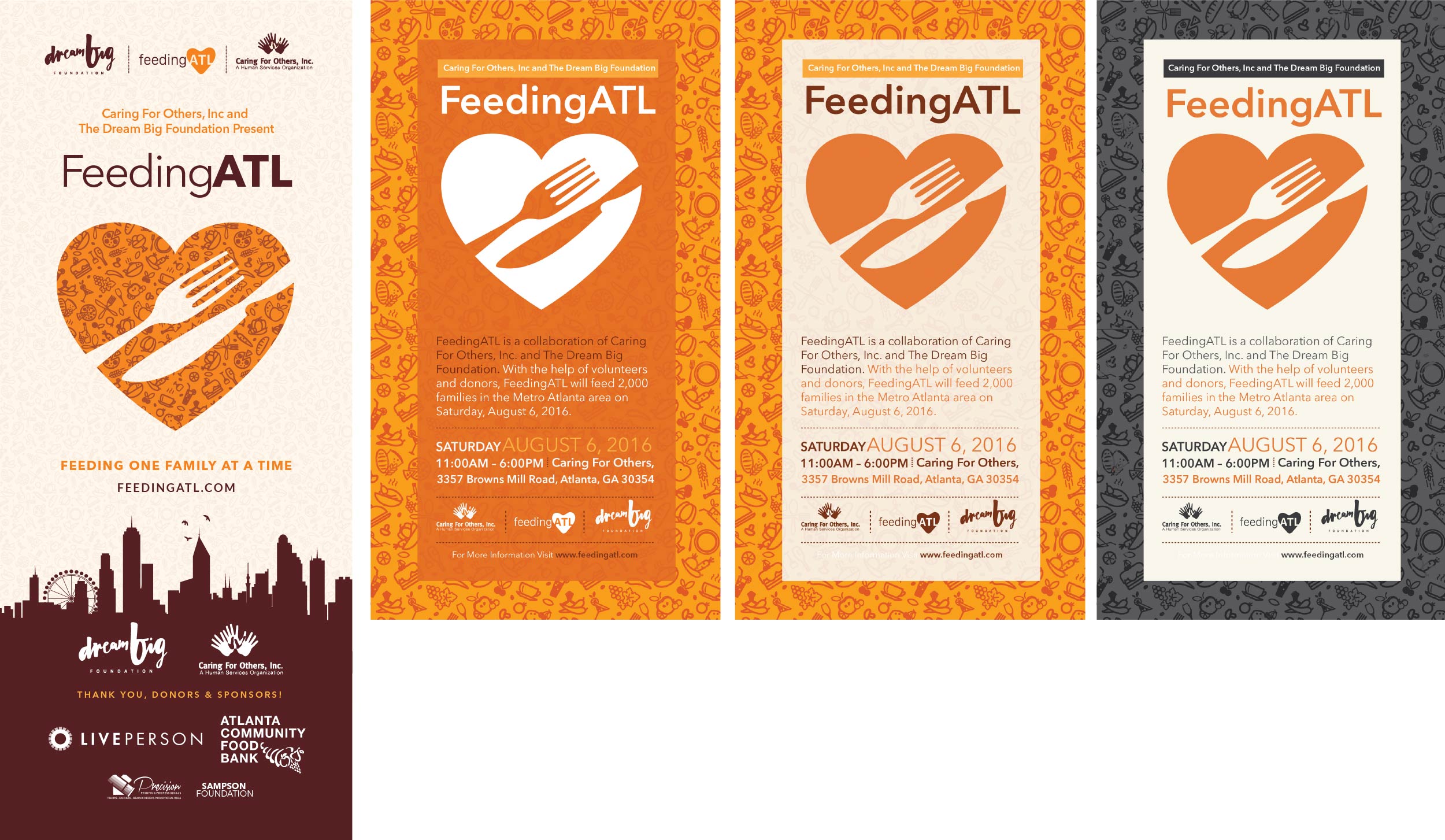 Promotional design for Feeding ATL