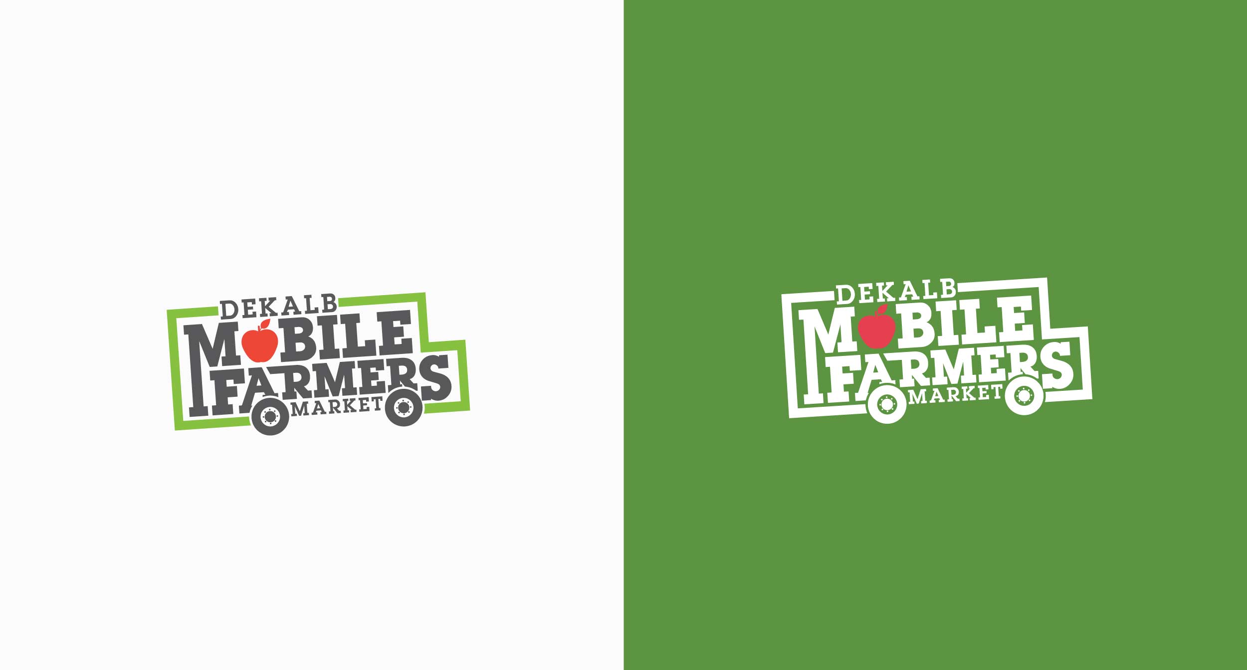 Logo design for DeKalb County's Mobile Farmers Market