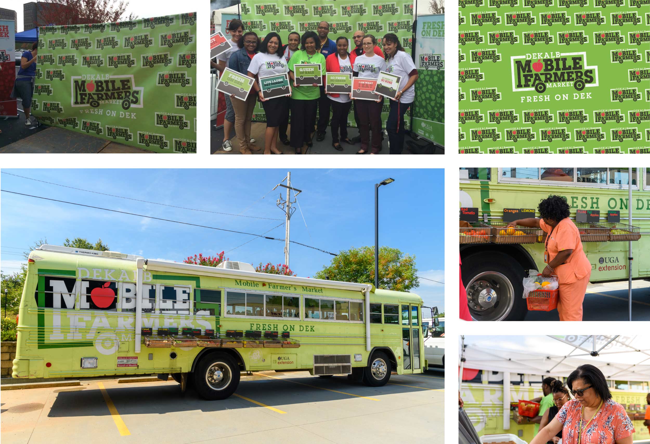 Photos of DeKalb County's Mobile Farmers Market