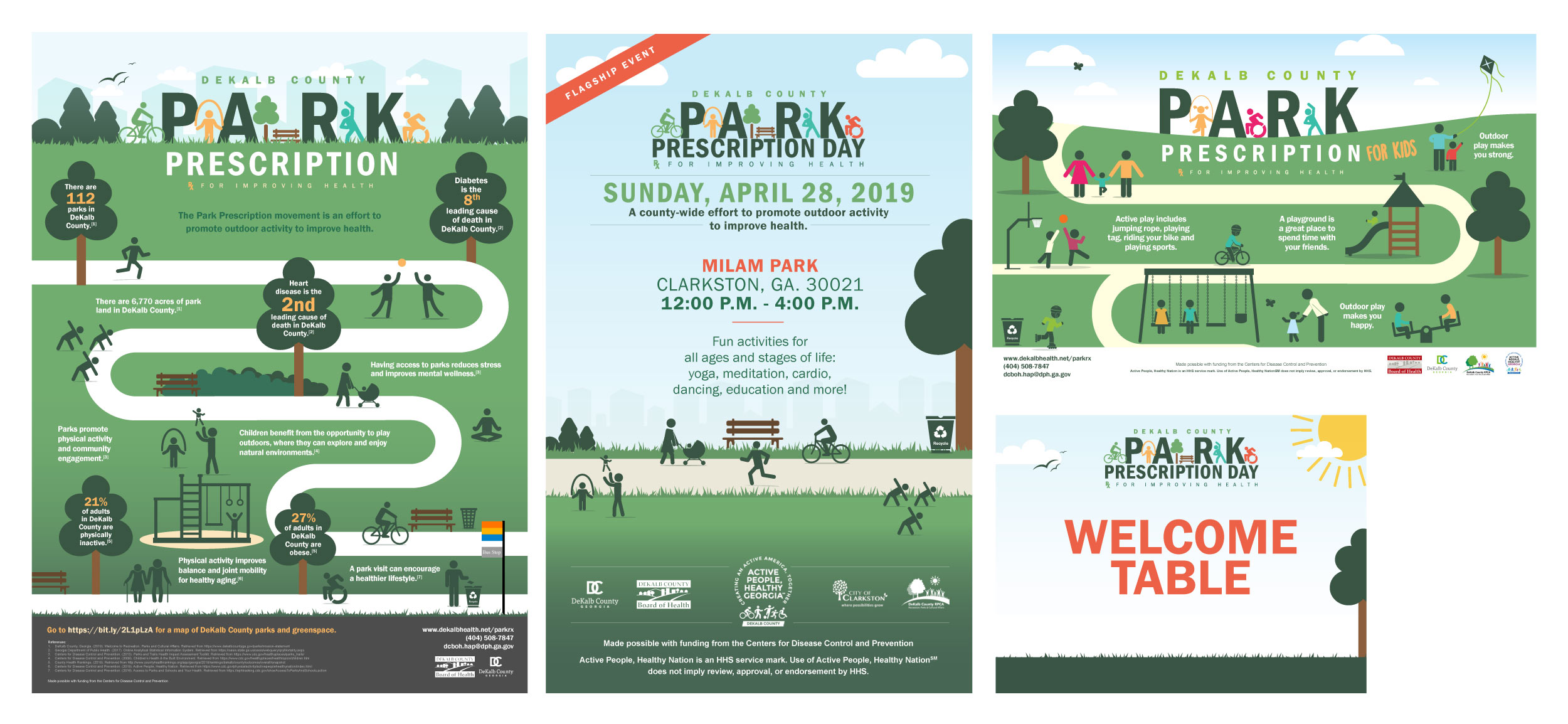 DeKalb County Park Prescription Graphics