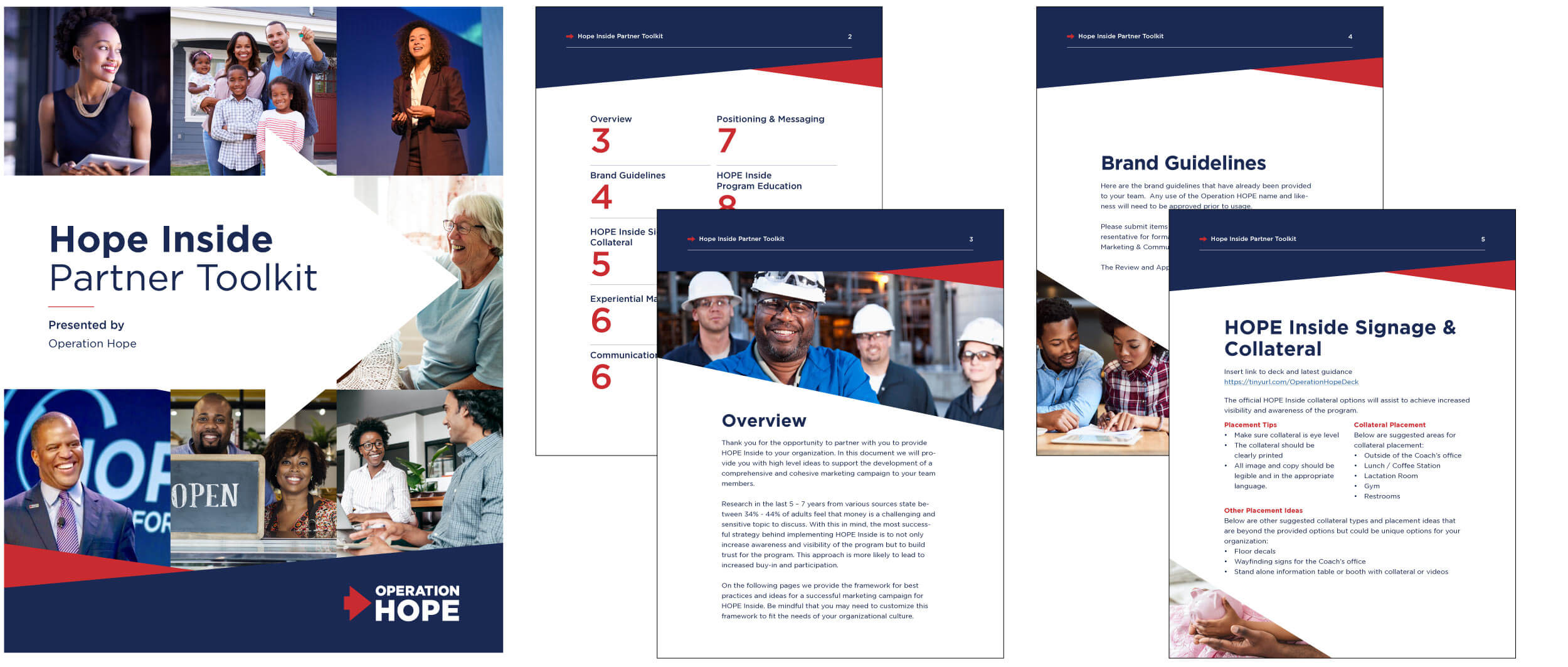 Partner Toolkit Design Examples for Operation Hope